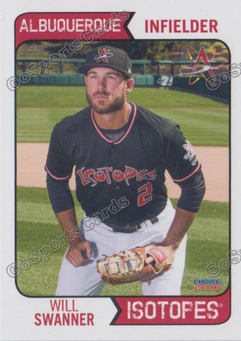 2016 Albuquerque Isotopes Will Swanner