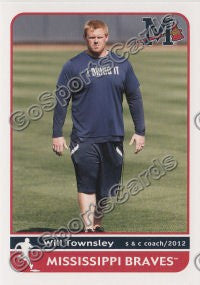 2012 Mississippi Braves Will Townsley