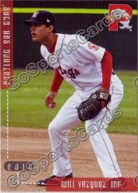 2010 Portland Sea Dogs Will Vazquez