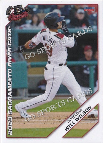 2023 Sacramento River Cats Will Wilson