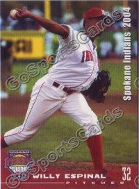 2004 Spokane Indians Willy Espinal