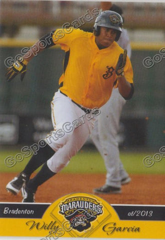 2013 Bradenton Marauders Willy Garcia