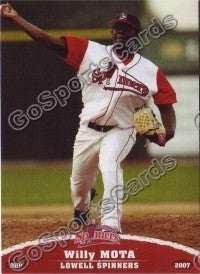 2007 Lowell Spinners Willy Mota