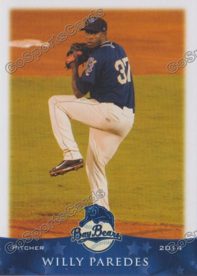 2014 Mobile BayBears Willy Paredes