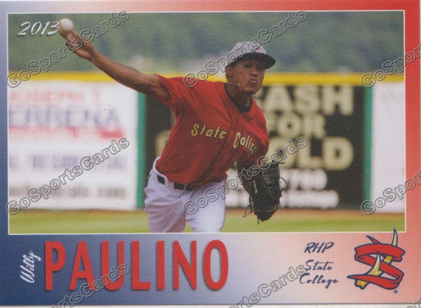 2013 State College Spikes Willy Paulino