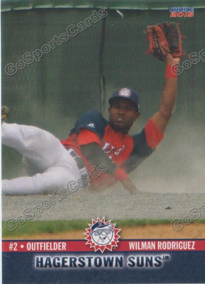 2015 Hagerstown Suns Wilman Rodriguez