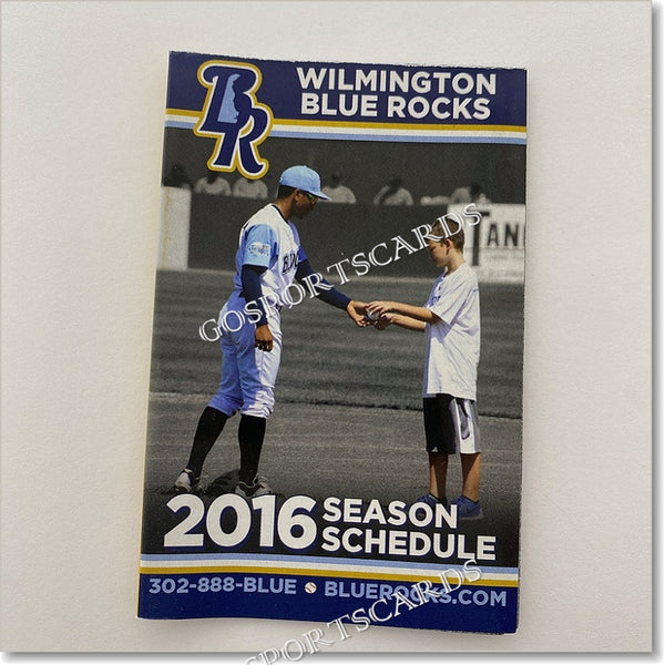 2016 Wilmington Blue Rocks Pocket Schedule