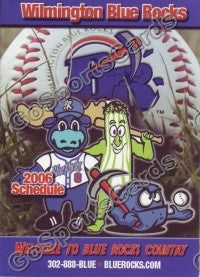 2006 Wilmington Blue Rocks Pocket Schedule