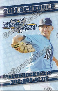 2011 Wilmington Blue Rocks Pocket Schedule