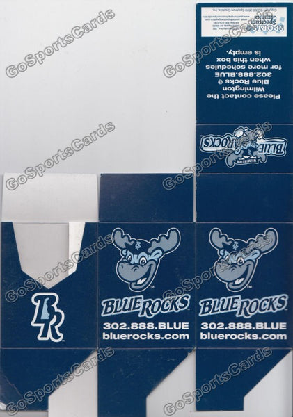 2010 Wilmington Blue Rocks Pocket Schedule Box