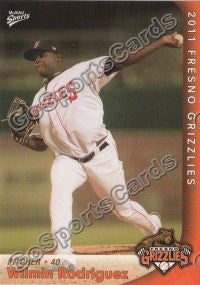 2011 Fresno Grizzlies Wilmin Rodriguez