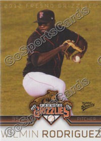 2012 Fresno Grizzlies Wilmin Rodriguez