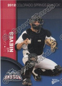 2012 Colorado Springs Sky Sox Wil Nieves