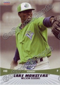 2010 Vermont Lake Monsters Wilson Eusebio