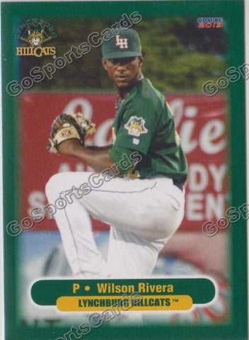 2013 Lynchburg Hillcats Wilson Rivera