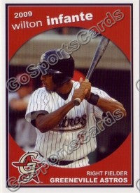 2009 Greeneville Astros Wilton Infante