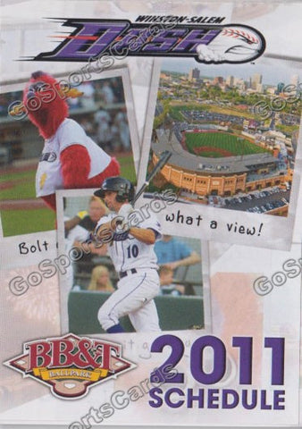 2011 Winston Salem Dash Pocket Schedule