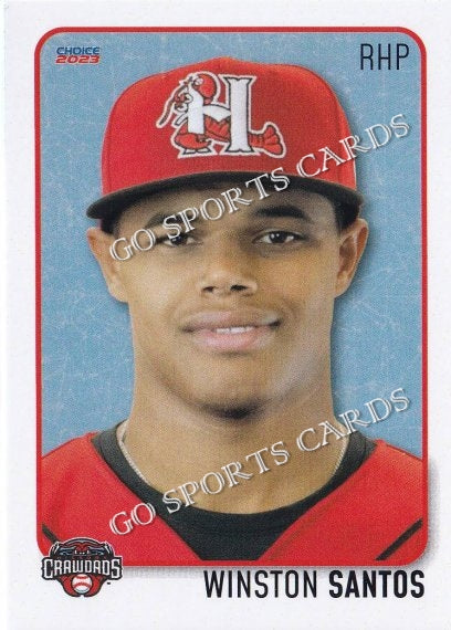 2023 Hickory Crawdads 1st Winston Santos