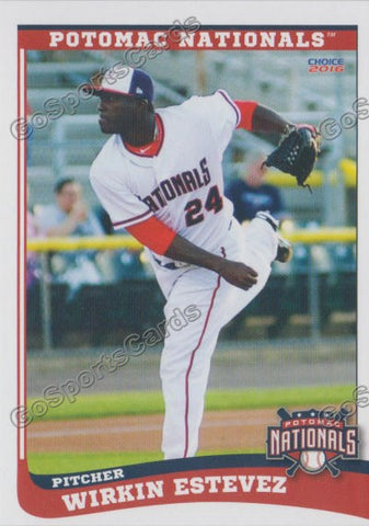 2016 Potomac Nationals Wirkin Estevez