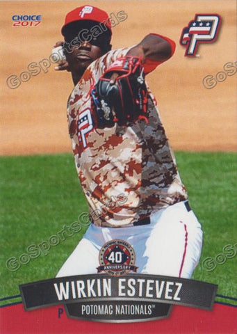 2017 Potomac Nationals Wirkin Estevez