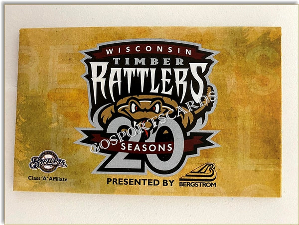 2014 Wisconsin Timber Rattlers Pocket Schedule