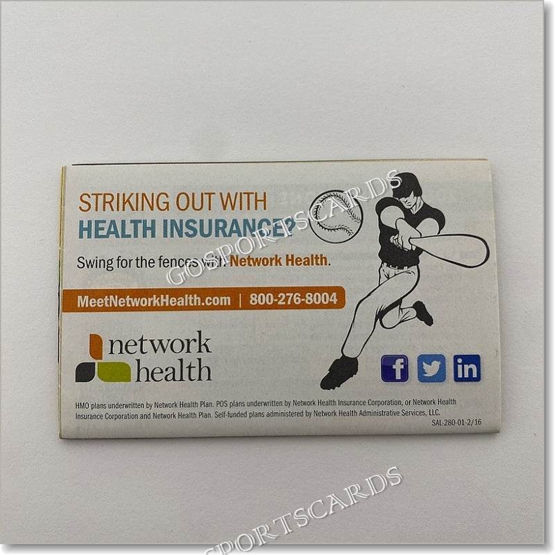 2016 Wisconsin Timber Rattlers Pocket Schedule Go Sports Cards 2016-wisconsin-timber-rattlers-pocket-schedule-go-sports-cards