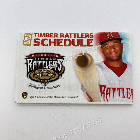 2023 Wisconsin Timber Rattlers Pocket Schedule