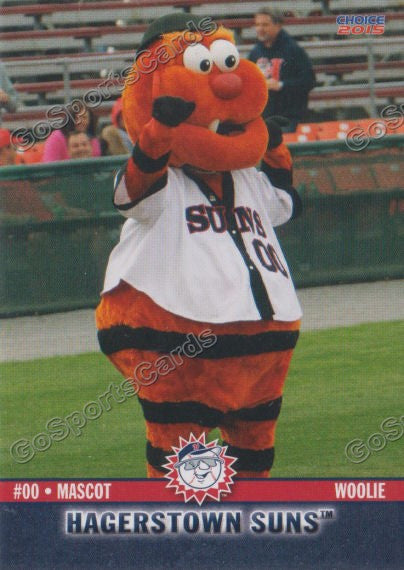 2015 Hagerstown Suns Woolie Mascot
