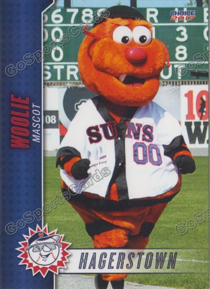 2017 Hagerstown Suns Woolie Mascot