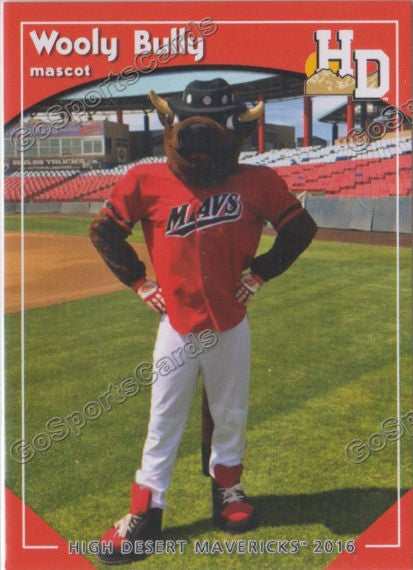 2016 High Desert Mavericks Wooly Bully Mascot