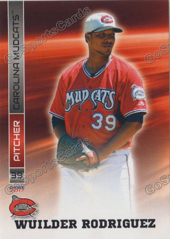 2017 Carolina Mudcats Wuilder Rodriguez