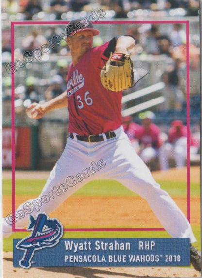 2018 Pensacola Blue Wahoos Wyatt Strahan
