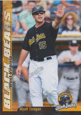 2016 West Virginia Black Bears Wyatt Toregas
