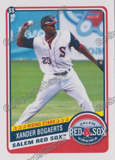 2013 Salem Red Sox Xander Bogaerts