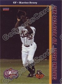 2010 Carolina League Top Prospects Xavier Avery