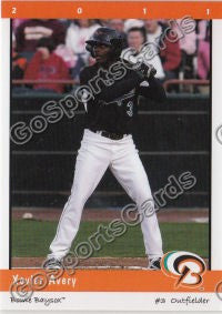 2011 Bowie Baysox Xavier Avery