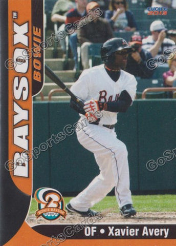 2013 Bowie BaySox Xavier Avery