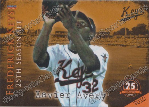 2013 Frederick Keys 25 Anniversary Xavier Avery