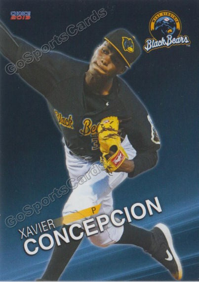 2019 West Virginia Black Bears Xavier Concepcion