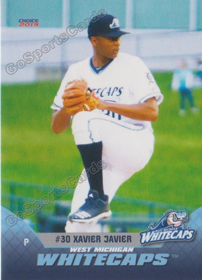 2019 West Michigan Whitecaps Xavier Javier