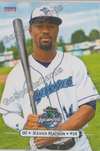 2013 Vermont Lake Monsters Xavier Macklin