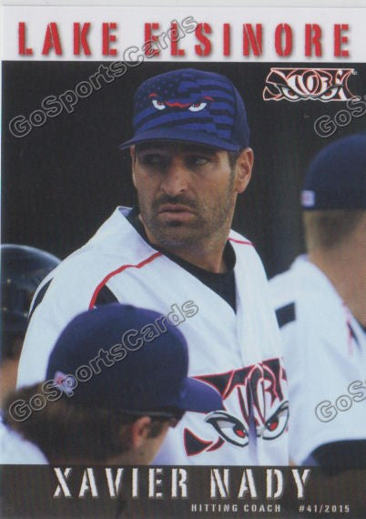 2015 Lake Elsinore Storm Xavier Nady