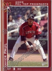 2009 Pacific Coast League Top Prospects Xavier Paul