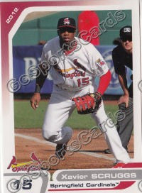 2012 Springfield Cardinals Xavier Scruggs