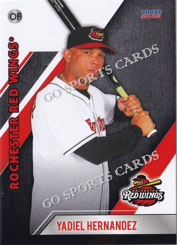 2023 Rochester Red Wings Yadiel Hernandez