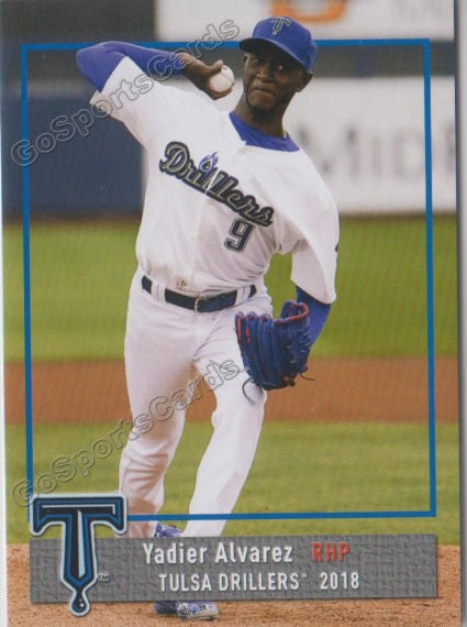 2018 Tulsa Drillers Yadier Alvarez