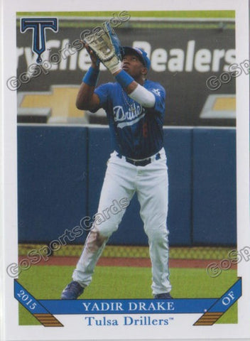 2015 Tulsa Drillers Yadir Drake