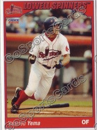 2005 Lowell Spinners Yahmed Yema