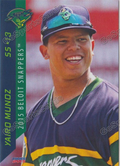 2015 Beloit Snappers Yairo Munoz