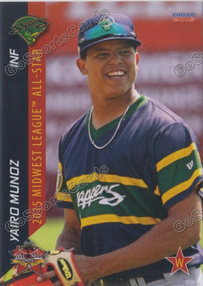 2015 Midwest League All Star W Yairo Munoz